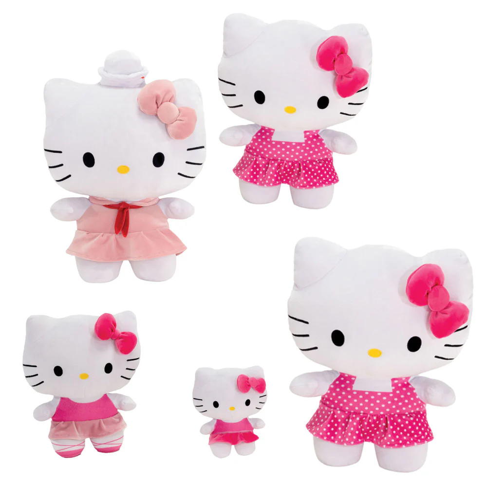 HELLO KITTY - 6IN 4 ASST. DRESSES - BALLERINA, SAILOR, POLKA DOT OR PINK